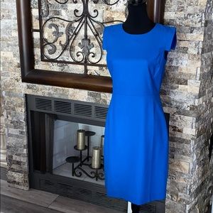 JCrew Royal Blue Wool blend Sheath Dress - Sz 6